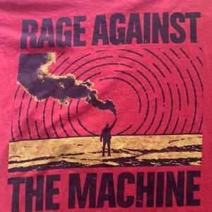 Rage Against The Machine Giant Graphic T-Shirt Size M PLUS FREE Mystery Shirt